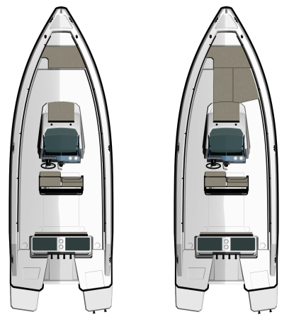 Compass 7SF üstten yerleşim seçenekleri